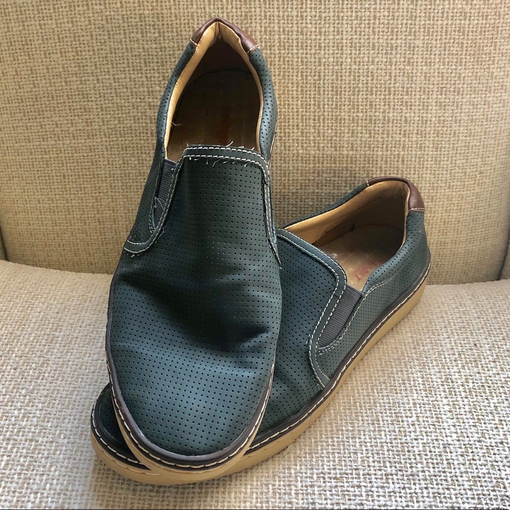 JSport vegan leather slip-on shoes